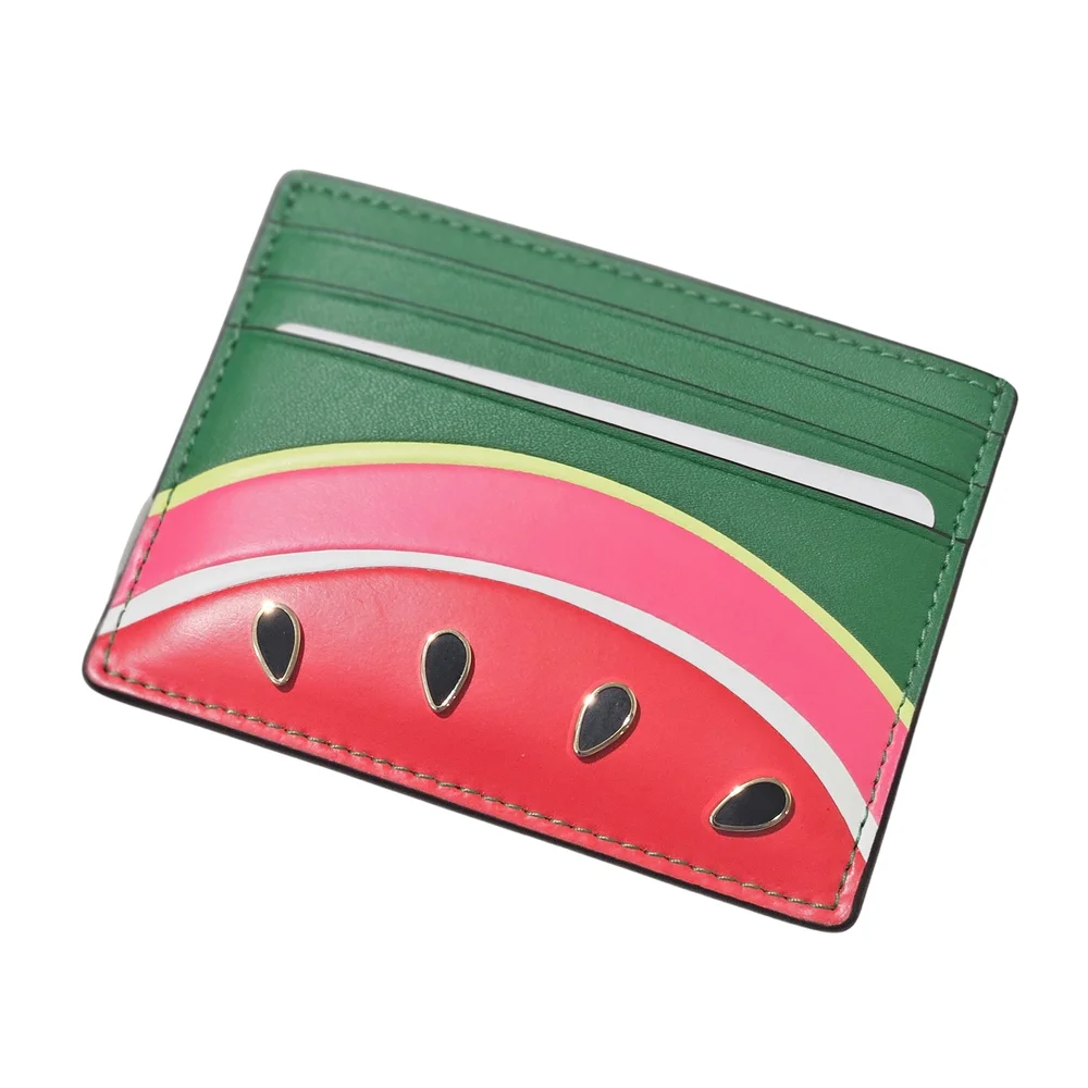 Kate Spade Card Holder Card Case Green Watermelon What A Melon Summer Vacation